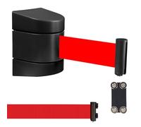 La barriera magnetica è estensibile, Barriera Retrattile Multicolor 2-10m for Hotel Parchi Musei Gallerie(Black B,7m)