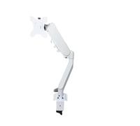La base a sbalzo idraulica del supporto for monitor può essere sollevata, abbassata e ruotata(White)