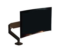 La base a sbalzo pneumatica del supporto for monitor è regolabile in altezza e girevole(Black)
