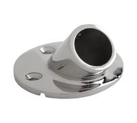 La base rotonda in acciaio inossidabile 316 per corrimano marino da 22 mm fornisce un supporto robusto e una facile integrazione per varie configurazioni di barche (45°)
