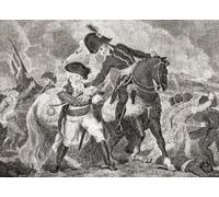 La battaglia di Alessandria o Battaglia di Canope 21 marzo 1801. Dalla storia dell'Inghilterra dai primi documenti all'anno 1802 pubblicato 1812. Stampa poster di Hilary Jane Morgan (16 x 11)