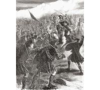 La battaglia di Culloden 16 aprile 1746 il confronto finale dell'ascesa giacobita del 1745. Dalla Storia illustrata dell'Inghilterra di Cassell pubblicato c.1890. Stampa poster di Ken Welsh (12 x 17)