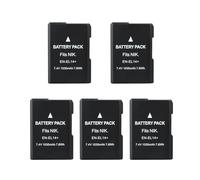 La Batteria Della Fotocamera È Da 1030 MAh, Con Batteria EN-EL14, Compatibile Con Nikon D5500, D5600, D3400, D5100, D5200, D5300, D3100, D3200, D3300, P7700, P7800(5Battery)