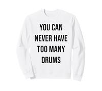 La Batteria Non è mai Troppa Felpa