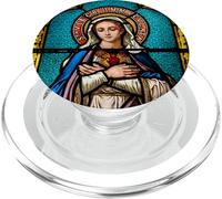 La Beata Vergine Maria Vetrata PopSockets PopGrip per MagSafe
