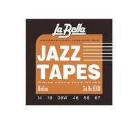 La Bella 600M Electric JAZZ - Toppe in nylon, misura media, colore bianco