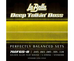 La Bella 760FGS-B Deep Talkin' Bass Standard 45-128 Corde Basso 5 Corde