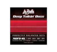 La Bella 760FS Deep Talkin' Bass Flatwound - Corde per basso extra lunghe