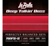 La Bella 760FS-S Deep Talkin' Bass Flats - Standard 45-105, scala corta