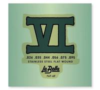 La Bella 767-6F Bass VI Flat