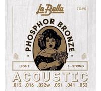 La Bella 7GPS Phosphor Bronze Corde Chitarra Acustica
