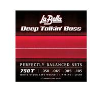 La Bella Bass 750T Nylon Bianco 050/105