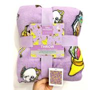 La Bella e La Bestia Plaid Throw Beauty And The Beast Disney Princess Coperta