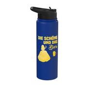 La bella e la birra Stainless Steel Insulated Water Bottle