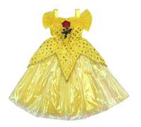 La Bella La Bestia Vestito Carnevale Maschera Belle Cosplay Child Dress BEAB06 E