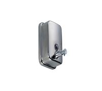La Bella Lavanderina Dispenser manuale, acciaio inox 304 lucido, per gel igienizzante idroalcolico, 0,5 lt Dispenser manuale, acciaio inox 304 lucido, per gel igienizzante idroalcolico, 0,5 lt