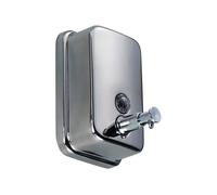 La Bella Lavanderina Dispenser manuale, acciaio inox 304 lucido, per gel igienizzante idroalcolico, 1,2 lt Dispenser manuale, acciaio inox 304 lucido, per gel igienizzante idroalcolico, 1,2 lt