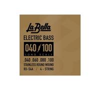 La Bella Strings »RX SERIES STAINLESS STEEL - RX-S4A - E-BASS« Corde per Basso Elettrico - Stainless Steel - 040-100