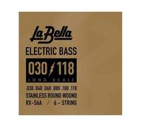 La Bella Strings »RX SERIES STAINLESS STEEL - RX-S6A - 6-STRING E-BASS« Corde per Basso Elettrico 6-Corde - Stainless Steel - 030-118