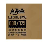 La Bella Strings »RX SERIES STAINLESS STEEL - RX-S6B - 6-STRING E-BASS« Corde per Basso Elettrico 6-Corde - Stainless Steel - 030-125