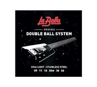 La Bella™ Strings »S946 DOUBLE BALL ELECTRIC GUITAR STRINGS« Corde per Chitarra Elettrica - Stainless Steel - Light: 009-046 Double Ball System