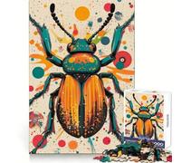 La bellezza dello scarabeo nella moderna Pop Art - Puzzle da 1000 pezzi per adulti - Regalo per il tempo libero e il divertimento intellettuale - Taglio fine - Sorpresa di Natale (38x52cm)