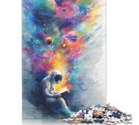 La bellezza dello spazio Puzzle in Legnos 300 Pezzi Adulto Puzzle Gioco Education Per Gioco Familiare Regalo Per Amore E Amico Decorazione Interna Unica Stress Relief Toy 300pcs (40x28cm)