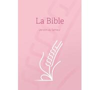La Bible. Version du Semeur. Couverture Rigide Quadri Rose. Tranche Blanche