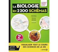 La Biologie en 2200 schémas: Licence, prépas, Capes