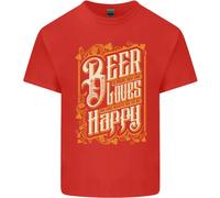 La Birra È La Prova Che Dio Ama L'Alcol Divertente Uomo Cotone T-Shirt Tee Top