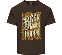 La Birra È La Prova Che Dio Ama L'Alcol Divertente Uomo Cotone T-Shirt Tee Top