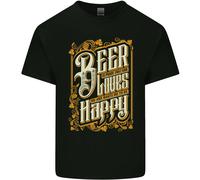 La Birra È La Prova Che Dio Ama L'Alcol Divertente Uomo Cotone T-Shirt Tee Top