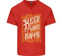 La Birra È La Prova Che Dio Ama L'Alcool Divertente Maglietta In Cotone A V