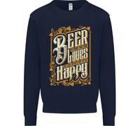 La Birra È La Prova Che Dio Ama L'Alcool Divertente Uomo Felpa Maglione