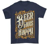 La Birra È La Prova Che Dio Ama L'Alcool Divertente Uomo T-Shirt 100% Cotone