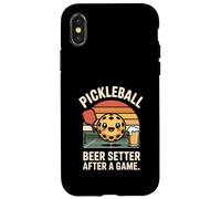 La birra Pickleball serve meglio dopo una partita Custodia per iPhone X/XS