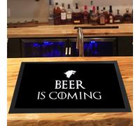 La Birra Sta Arrivando - Citazione Divertente Pub Bar Tappetino Per Feste Casa