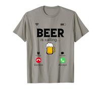 La Birra Sta chiamando, Schermo del Telefono Divertente, Design di Chiamata dalla Birra Maglietta