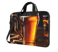 La birra stampa il computer portatile conveniente insacca stile elegante e protettivo della borsa del computer unico, Nero , 13 inch