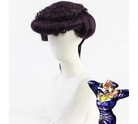 La bizzarra avventura di JoJo: Diamond is Unbreakable Jousuke Higashikata Capelli Parrucca sintetica in stile viola scuro Cosplay di Halloween