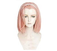 La bizzarra avventura di Jojo Sugimoto Reimi Parrucca cosplay Arancione Rosa Corto Costume per capelli ad alta temperatura in fibra Parrucche Gioca Parrucche Taglia unica Sugimoto Reimi
