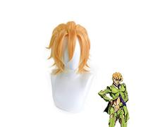 La bizzarra avventura di JOJO Vento dorato Pannacotta Fugo Parrucca Costume Cosplay Resistente al calore Capelli sintetici Uomini Festa in maschera Parrucche