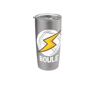 La Bocce Power! Bouler Outfit Boule Kugeln Petanque Boule Bicchiere termico in acciaio inox doppia parete