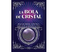 La bola de cristal. Pack: Bola de cristal auténtica · Libro guía · Soporte · Paño