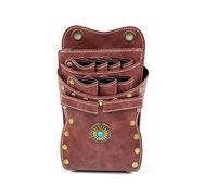 la borsa del parrucchiere, Borsa porta attrezzi da barbiere multicolore 12x21,5 cm(C)