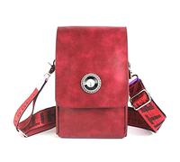la borsa del parrucchiere, Borsa porta attrezzi da salone, custodia for forbici, in pelle PU multicolore, 8,7x5,3 pollici, confezione da 8(F)