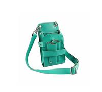 la borsa del parrucchiere, Borsa portaoggetti for forbici in pelle PU, con cintura, for parrucchiere, confezione da 5, multicolore(Blue)