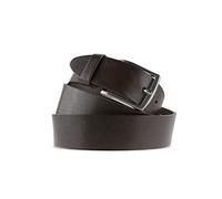 La Bottega del Calzolaio Cintura Uomo Donna Cuoio Marrone Scuro 4 cm
