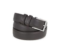 La Bottega del Calzolaio Cintura uomo in pelle testa di moro classica, elegante, artigianale e made in Italy 3,5 cm (110 cm (42/44-44/46 EU))