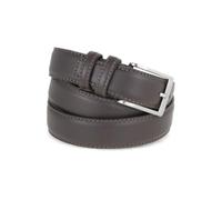 La Bottega del Calzolaio Cintura Uomo Pelle Classica Marrone scuro (110 cm)